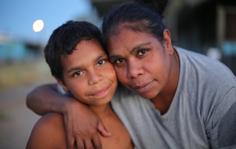 Photo of Dujuan and his mother from the film